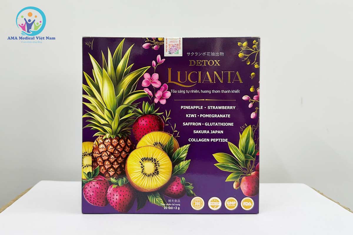 Detox Lucianta hỗ trợ cơ thể loại bỏ các độc tố