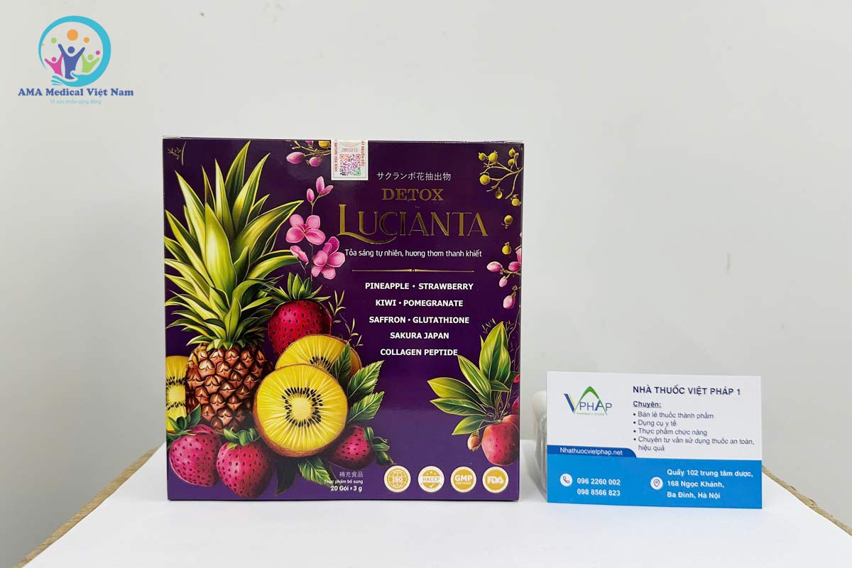 Detox Lucianta đang được bán tại Nhà thuốc Việt Pháp 1