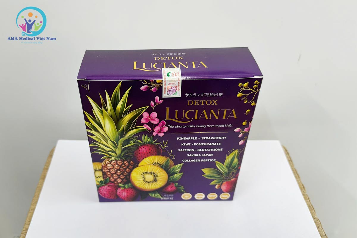 Detox Lucianta hỗ trợ tăng cường chức năng gan