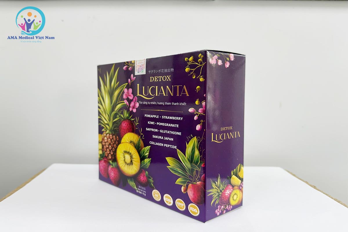 Detox Lucianta hỗ trợ thanh nhiệt, giải độc